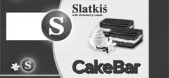 S Slatkis with strawberry cream CakeBar