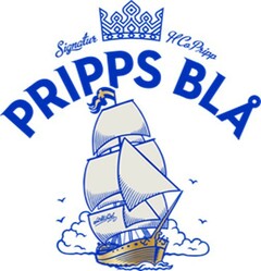 PRIPPS BLÅ Signatur H Co Pripp