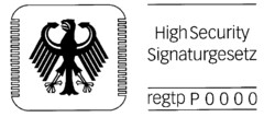 High Security Signaturgesetz regtp P 0000