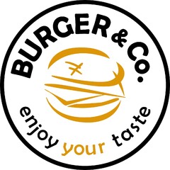 BURGER & CO. enjoy your taste