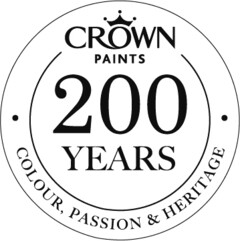 CROWN PAINTS 200 YEARS COLOUR, PASSION & HERITAGE