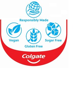 COLGATE Responsibly Made, Vegan, Gluten Free, Sugar Free