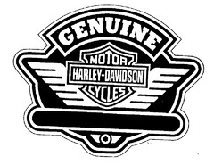 GENUINE HARLEY DAVIDSON MOTOR CYCLES