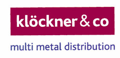 klöckner & co multi metal distribution