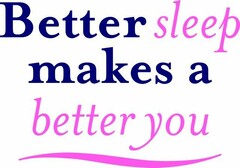 BETTER SLEEP MAKES A BETTER YOU