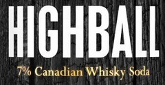 HIGHBALL 7% CANADIAN WHISKY SODA