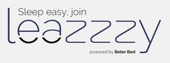 Sleep easy, join leazzzy powered by Beter Bed