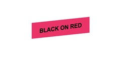 BLACK ON RED