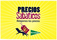 PRECIOS SABATICOS RELAJAMOS LOS PRECIOS EL CORTE INGLES