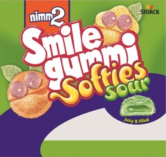 nimm 2 Smilegummi Softies sour juicy & filled STORCK