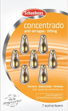 Schaebens concentrado anti-arrugas - lifting