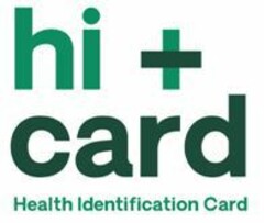 HI + CARD HEALTH IDENTIFICATION CARD