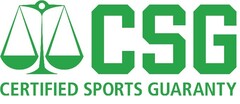 CSG CERTIFIED SPORTS GUARANTY