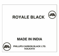 ROYALE BLACK MADE IN INDIA PHILLIPS CARBON BLACK LTD. KOLKATA