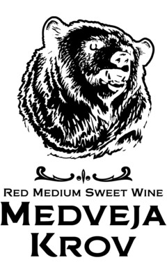 MEDVEJA KROV red medium sweet wine