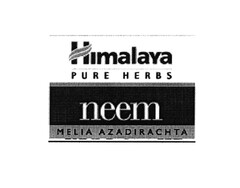 Himalaya PURE HERBS neem MELIA AZADIRACHTA