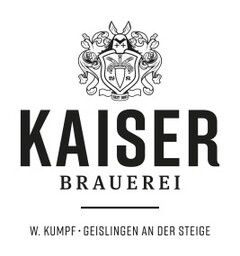 KAISER BRAUEREI W. KUMPF GEISLINGEN AN DER STEIGE