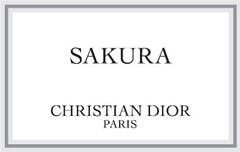 SAKURA CHRISTIAN DIOR PARIS