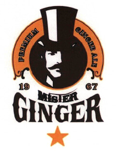 MISTER GINGER PREMIUM GINGER ALE 1967