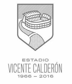 ESTADIO VICENTE CALDERON  1966 - 2016