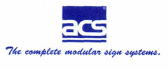 acs The complete modular sign systems.