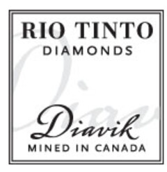 RIO TINTO DIAMONDS Diavik MINED IN CANADA