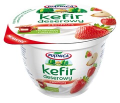 Piątnica kefir deserowy z konfiturą truskawka z jabłkiem