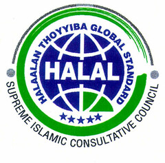 HALAL HALAALAN THOYYIBA GLOBAL STANDARD SUPREME ISLAMIC CONSULTATIVE COUNCIL