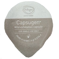 CAPSUGEN Pollogen expect more mild exfoliation FOR SINGLE USE ONLY Made in Israel / 6 gr. 0.01lb.e