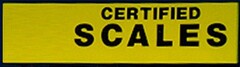 CERTIFIED SCALES