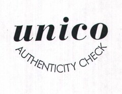 UNICO AUTHENTICITY CHECK