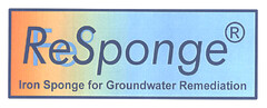 ReSponge Iron Sponge for Groundwater Remediation