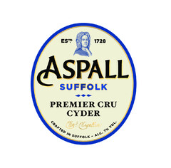 ESTD. 1728 ASPALL SUFFOLK PREMIER CRU CYDER CRAFTED IN SUFFOLK - ALC. 7% VOL.