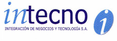 intecno INTEGRACIÓN DE NEGOCIOS Y TECNOLOGÍA S.A. i