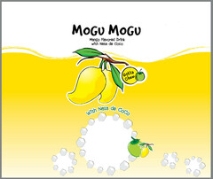 MOGU MOGU Mango Flavored Drink with Nata de Coco Gotta Chew