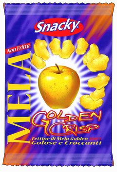 GOLDEN CRISP Snacky Non Fritta MELA Fettine di Mela Golden Golose e Croccanti