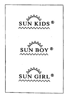 SUN KIDS® SUN BOY® SUN GIRL®