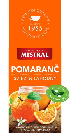 EXCLUSIVE TEA MISTRAL POMARANČ