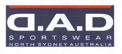 D.A.D SPORTSWEAR NORTH SYDNEY AUSTRILIA