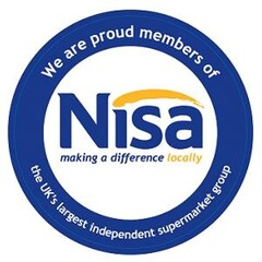 We are proud members of NISA making a difference locally the UK's largest independent supermarket group