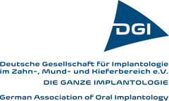 DGI - Deutsche Gesellschaft für Implantologie im Zahn-, Mund- und Kieferbereich e.V.  DIE GANZE IMPLANTOLOGIE
German Association of Oral Implantology