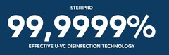 STERIPRO 99,9999% EFFECTIVE U-VC DISINFECTION TECHNOLOGY