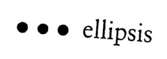 ellipsis