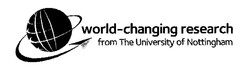 world-changing research from The University of Nottingham