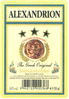 ALEXANDRION CALITATE SUPERIOARA The Greek Original