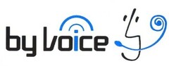 by voice