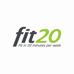 fit20 fit in 20 minutes per week