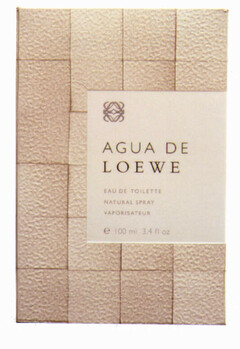 AGUA DE LOEWE EAU DE TOILETTE NATURAL SPRAY VAPORISATEUR e 100 ml 3,4 fl oz