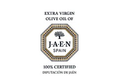 EXTRA VIRGIN OLIVE OIL OF JAEN SPAIN 100% CERTIFIED DIPUTACIÓN DE JAÉN