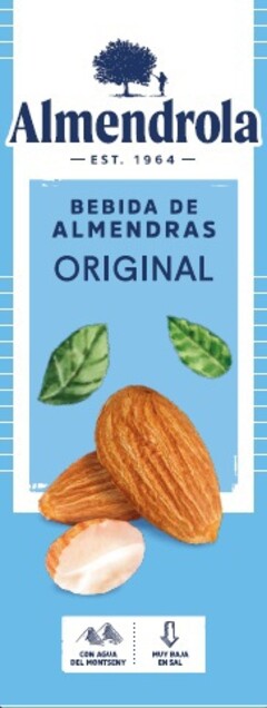 ALMENDROLA -EST 1964- BEBIDA DE ALMENDRAS ORIGINAL